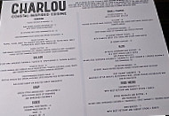 Charlou menu