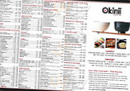 Oishii menu