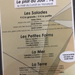 L'escale Cardápio