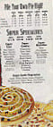 Domino's Pizza menu