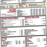B4 Bowling Cardápio