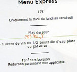 Le Jardin menu