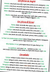 La Famiglia menu