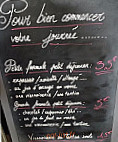 Le Grand Cafe menu