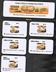 Escale-pizza menu