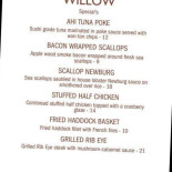 The Twisted Willow Cardápio