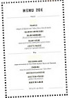 La Fourchette Libanaise menu