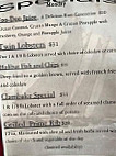 Brown's Wharf Inn menu