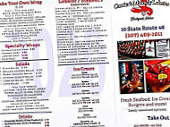 Carrier's Mainely Lobster menu