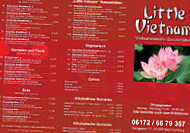Little Vietnam menu
