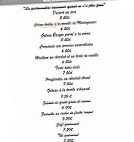 Le Pic Assiette menu