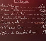 Café De La Gare menu