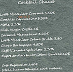 L'art Du Café menu