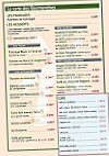 Le Meunier menu