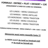 Le Midis Cardápio