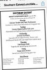 Southern Eatery menu