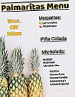 Tacos Las Palmas menu