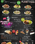 Planete Food menu
