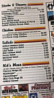 Mary's Steakhouse Lounge menu