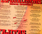 El Picante menu