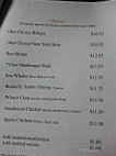 Highway 50 Grill menu