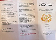 TEUTONIA menu