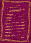 Le Bombay menu