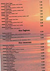 La Cote D'azur menu