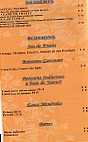 Restaurant Vinobah menu