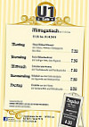 U1 Cafe menu