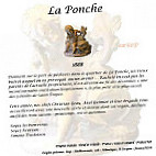 La Ponche menu