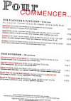 La Maison Rouge menu