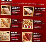 KFC menu