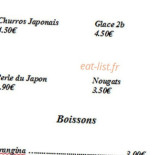 Chez Oki Cardápio