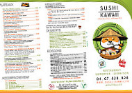 Sushi Kawaii menu