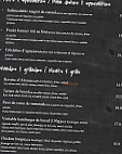 Le Paris Montparnasse menu