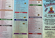 Imbiss Aladin menu