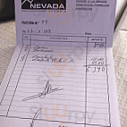 Nevada menu