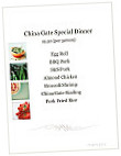 China Gate menu