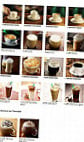 Starbucks Coffee menu