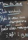 L'alibi menu