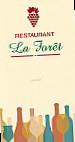 La Foret menu