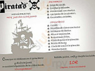 Pirata's menu