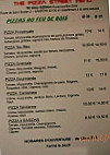 Pizza Street menu