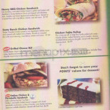 Applebee's Cardápio