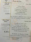 Cafeteria Bedoya 2 menu