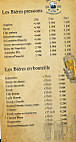 Le Napoleon menu