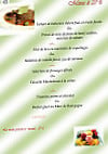 Le Vieux Pressoir menu