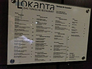 Lokanta Das Türkische menu