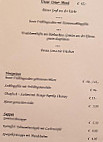 Restaurant-Landhaus Haus am Berg menu